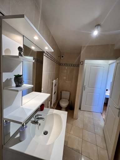Bathroom 3, Bright City Escape With Parking, Sarthe