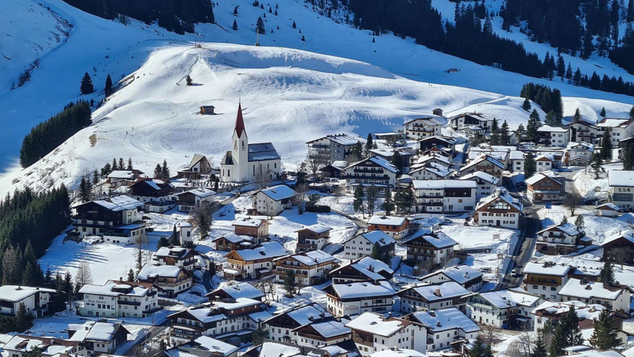 Aerial view 5, Apartment in Berwang with Ski-In & Sauna, Reutte