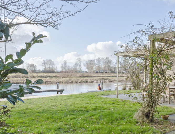 View from property, Holiday Home in Terherne Near Scenic Friesland, Boarnsterhim