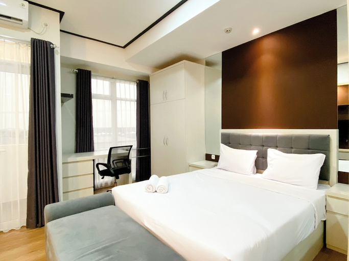 Bedroom 3, Cozy And Homey Studio At Vasanta Innopark Apartment, Cikarang