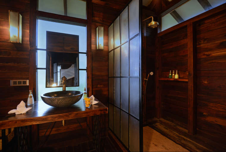 Bathroom 3, Pugdundee safaris - Pench Tree Lodge, Seoni