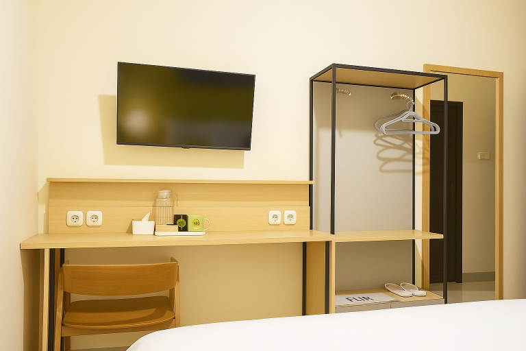 Bedroom 2, De Ggii Hotel by Flip Inn, Manado