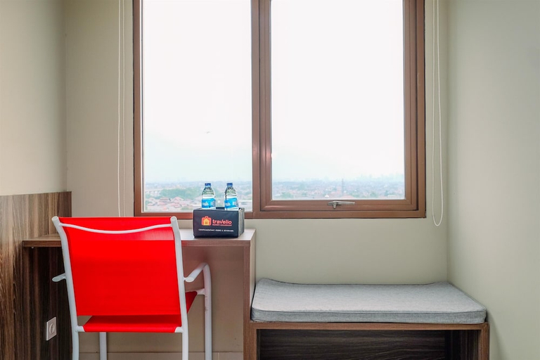 Living Area, Nice Studio at LRT City Jatibening Apartment, Bekasi