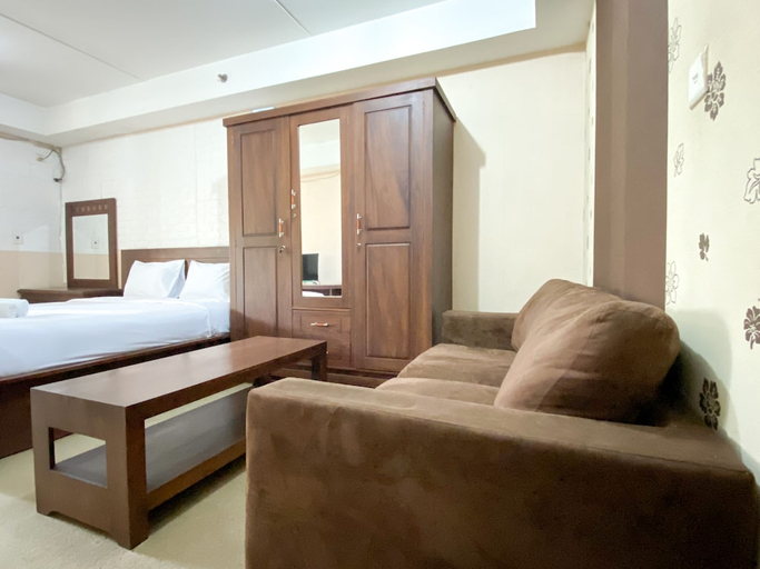 Living Area 4, Cozy Studio (No Kitchen) At 1St Floor Metropark Condominium Jabebeka Apartment, Cikarang