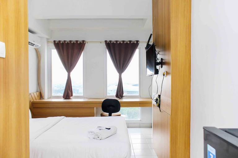 Bedroom 2, Fancy And Elegant Studio At Patraland Urbano Apartment, Bekasi