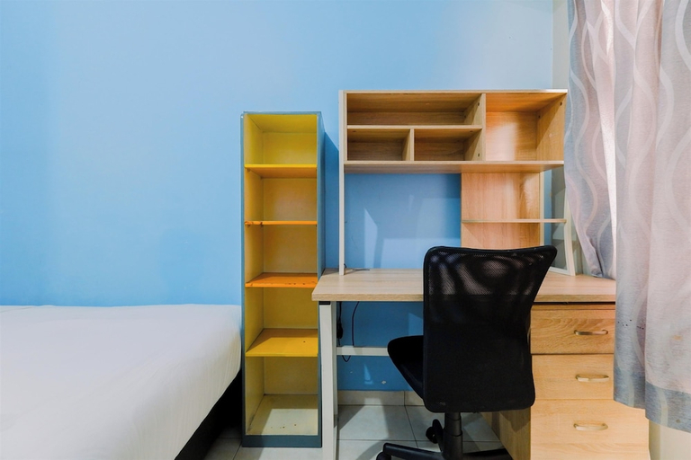 Bedroom 2, Homey And Best Deal Studio Apartment Margonda Residence 2, Depok