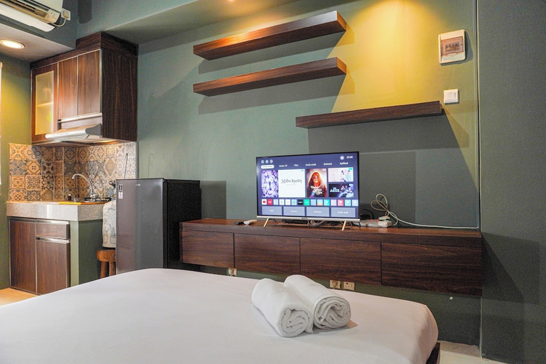 Bedroom 2, Good Choice And Simply Studio Apartment Margonda Residence 4, Depok