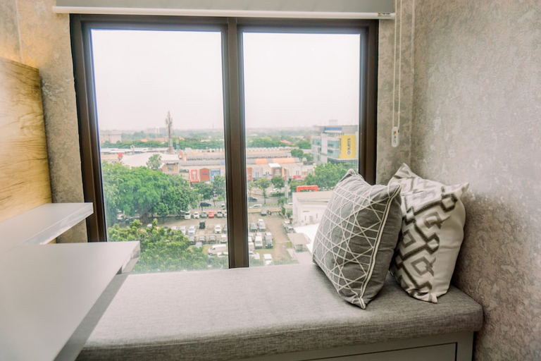 Bedroom 2, Fancy And Nice Studio Room At Transpark Bintaro Apartment, South Tangerang