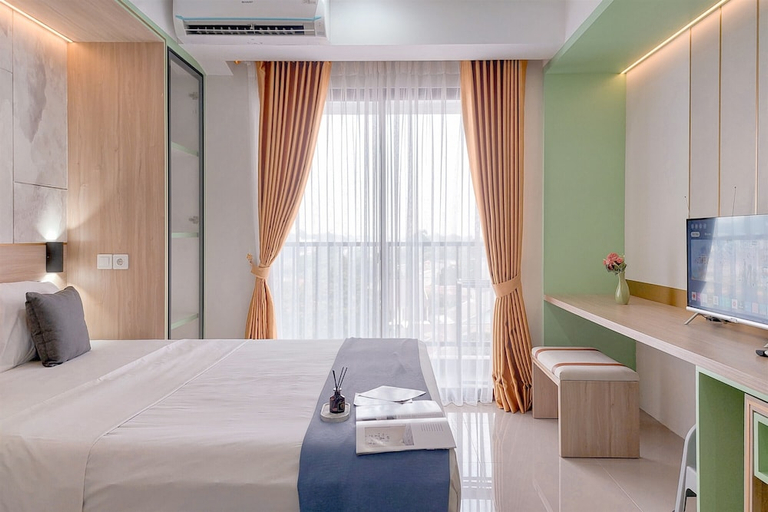 Bedroom 3, Homey And Comfort Stay Studio Apartment At Anwa Residence, South Tangerang