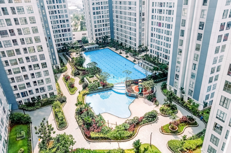 Exterior & Views, Elegant 2Br Apartment At M-Town Residence Near Summarecon Mall, Tangerang