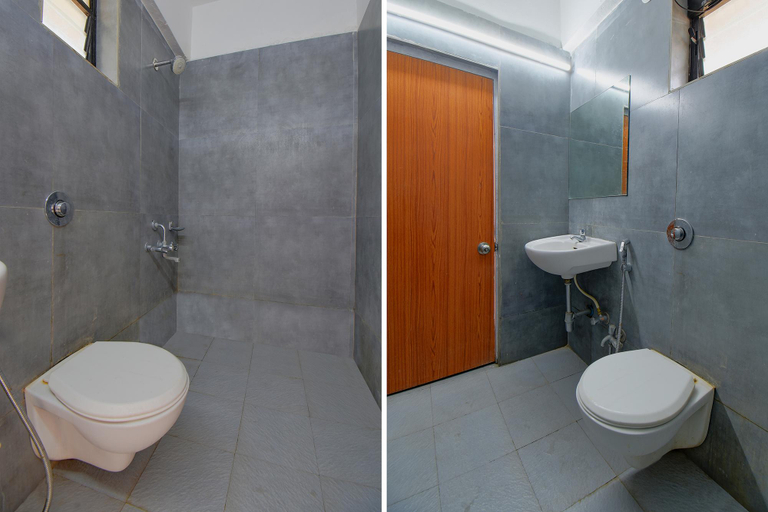 Bathroom, FabHotel Aakiyo - Nr. Balewadi -Chatrapati Shivaji Stadium, Pune