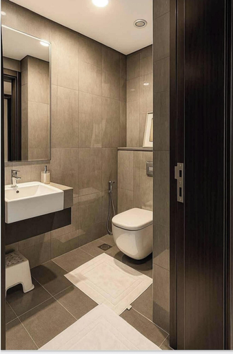Bathroom, 1BHK near metro. BusinessBay. Mera. 2209, Dubai
