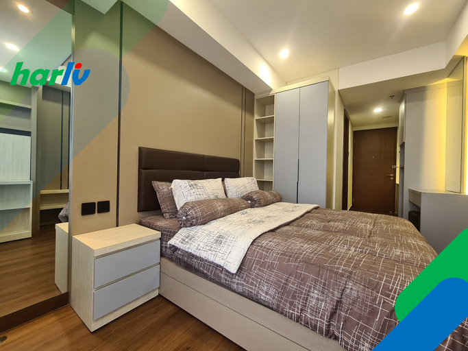 Bedroom 1, Harliv Studio A1-1022 Pool View @ Pollux Habibie, Batam