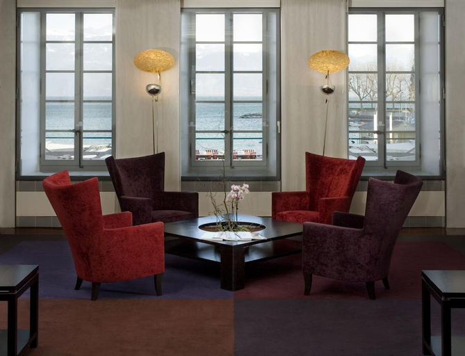 Public Area, Hotel Angleterre, Lausanne