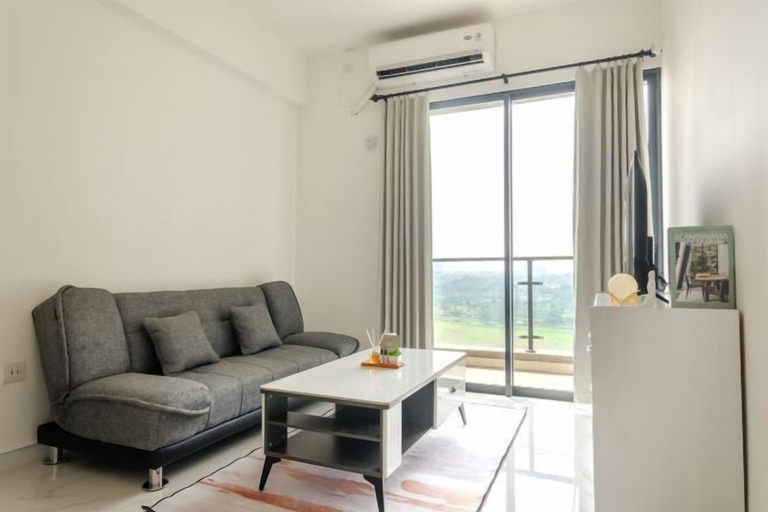 Living area 3, Calma 2BR II @Skyhouse Apartment, Tangerang Selatan