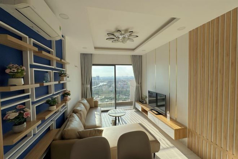 Living area, Golden Dusk Apartment, District 7