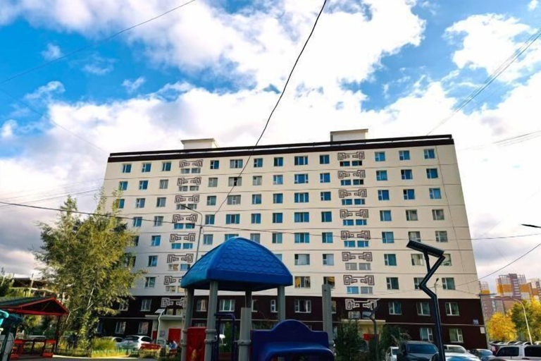 Exterior 2, Apartment 44, spacious living area, separate kitchen & 1 bedroom, Ulan Bator