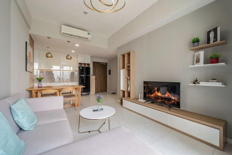 Living area 2, Stylish 2BR High-Rise Masteri An Phu City View, District 2