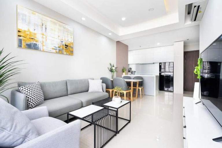 Living area 2, MIN' Apartment - Rivergate Residence Downtown BUI VIEN - FREE POOL, District 4