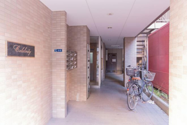 Exterior detail, Sumida Midori APT, Sumida