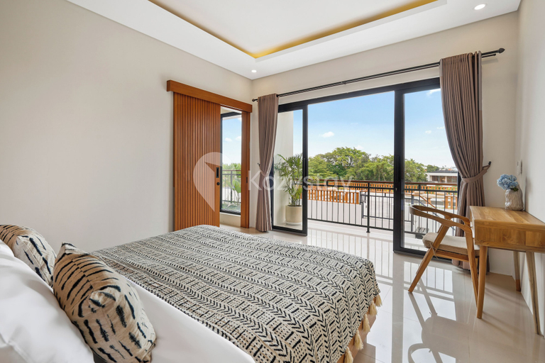 View from room, Onichi Villa by Kozystay - Canggu, Badung
