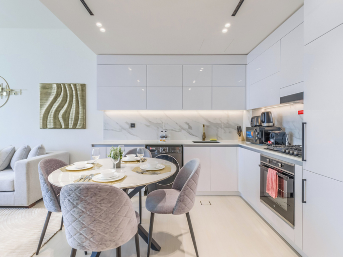 Private kitchen 2, Binghatti Lavender Residences- JVC, Dubai