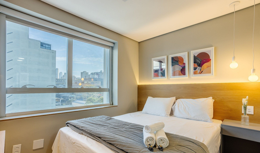 Room 4, Apt w/ Balcony Mins From Subway Fdk0074, São Paulo