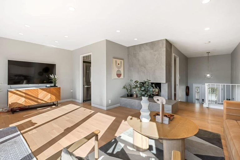 Living area 3, @ Marbella Lane - Chic Abode W/mountain Skyline, San Mateo