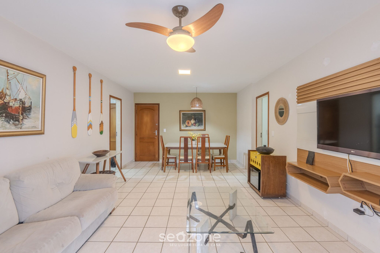 Living area 5, Apartment in a Condominium on the Sand - Efe0803, Guarapari