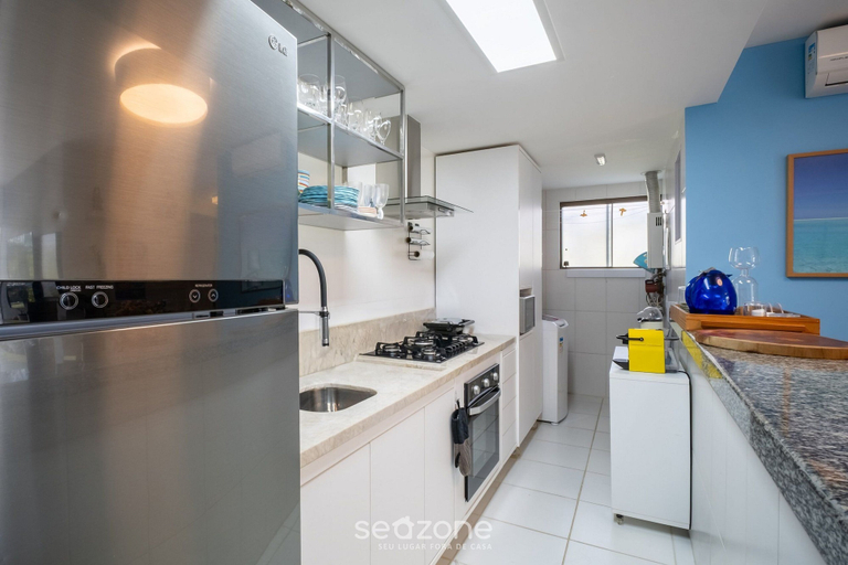 Private kitchen, Beautiful Apartin Condo w/ Pool Cqs0004, Camaçari