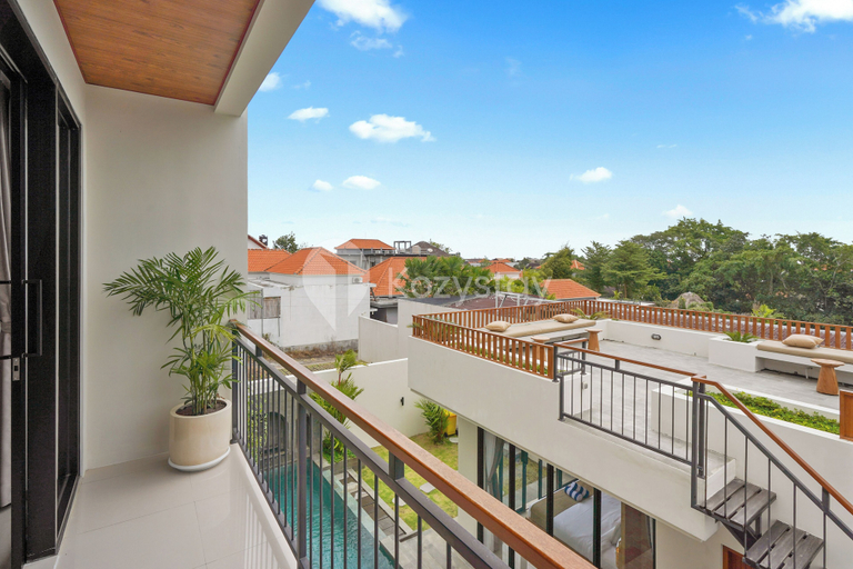 Balcony, Onichi Villa by Kozystay - Canggu, Badung
