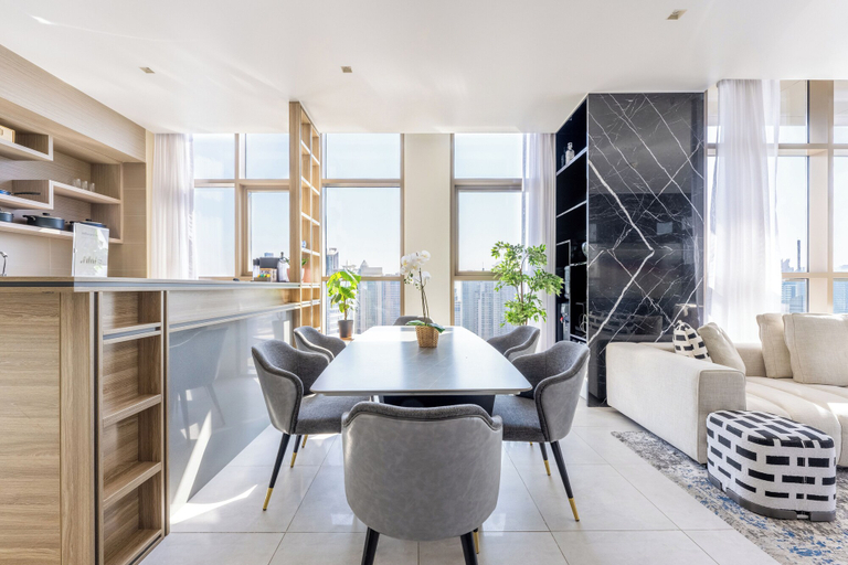 Dining room 4, Exclusive Dubai Marina Stay - Posh 3BR, Dubai