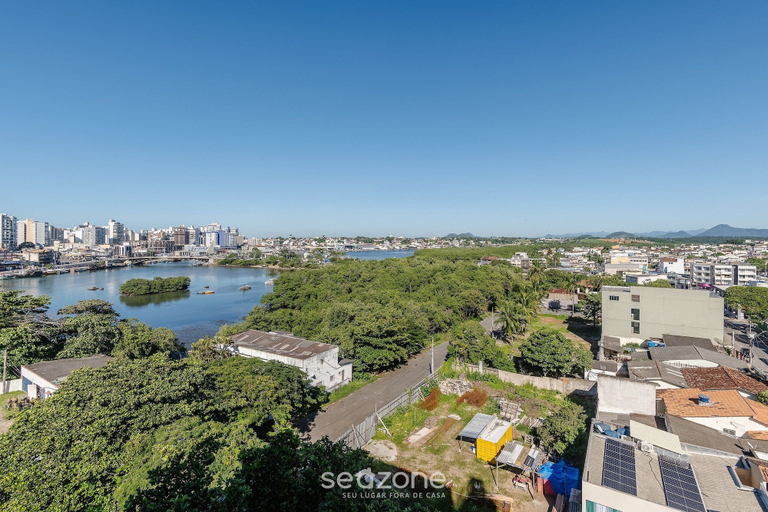 Aerial view, Apt in Muquicaba w/ View of Small Beach Epm0803, Guarapari