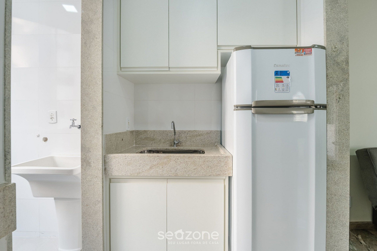 Private kitchen, Cozy Apartment Just 300 m From the Beach - Eec0403, Guarapari