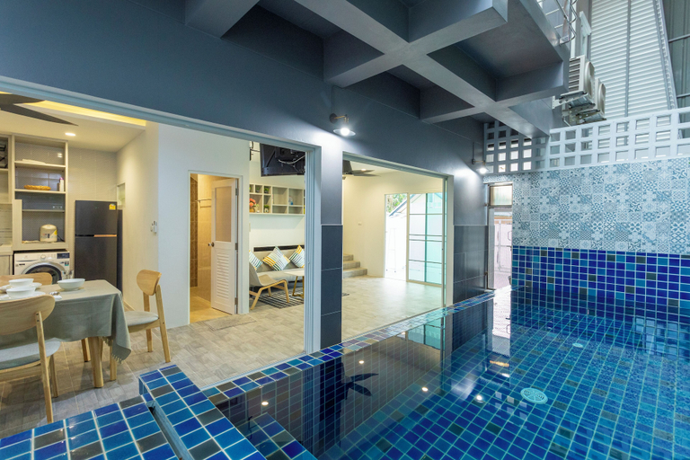 Terrace/patio, PrivateInDoorPoolBangTao1.2km2Beach v135, Phuket Island