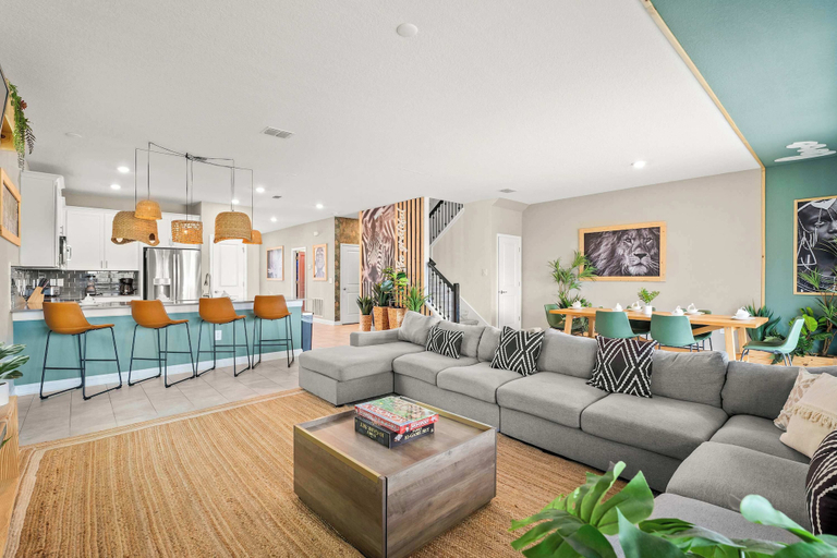 Living area 3, Jungle House At Championsgate, Osceola