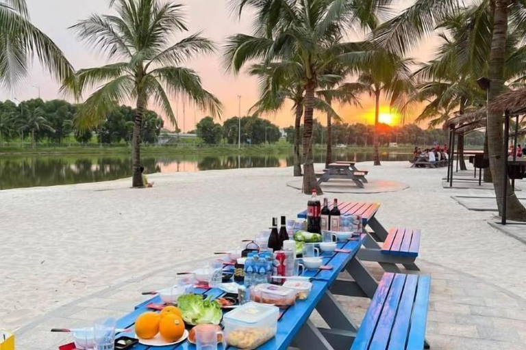 Outdoor dining, Wenxin Luxury Vinhomes Ocean Park, Gia Lâm