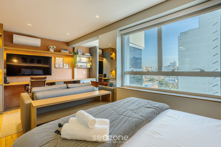 Room 5, Apt w/ Balcony Mins From Subway Fdk0074, São Paulo