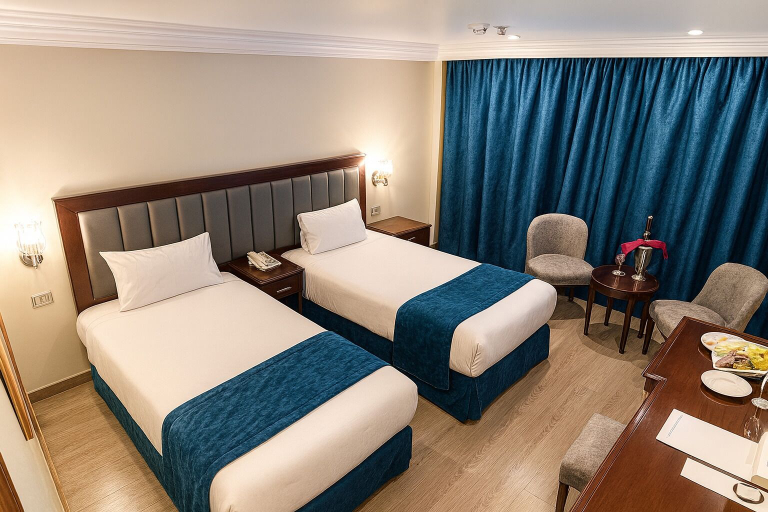 Room 5, Nile Cruise Crown every Friday from Aswan 3 nights and every Monday from Luxor 4 nights, Aswan