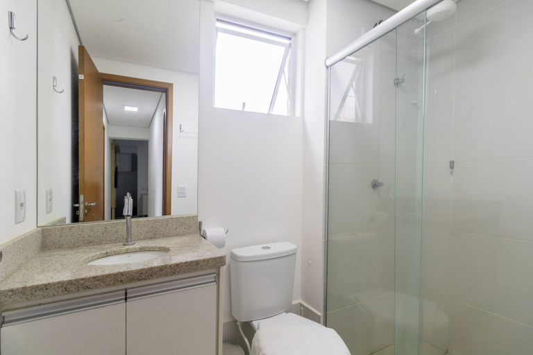 Bathroom, 3 Quartos no Evian Thermas Residence - Etha604, Caldas Novas
