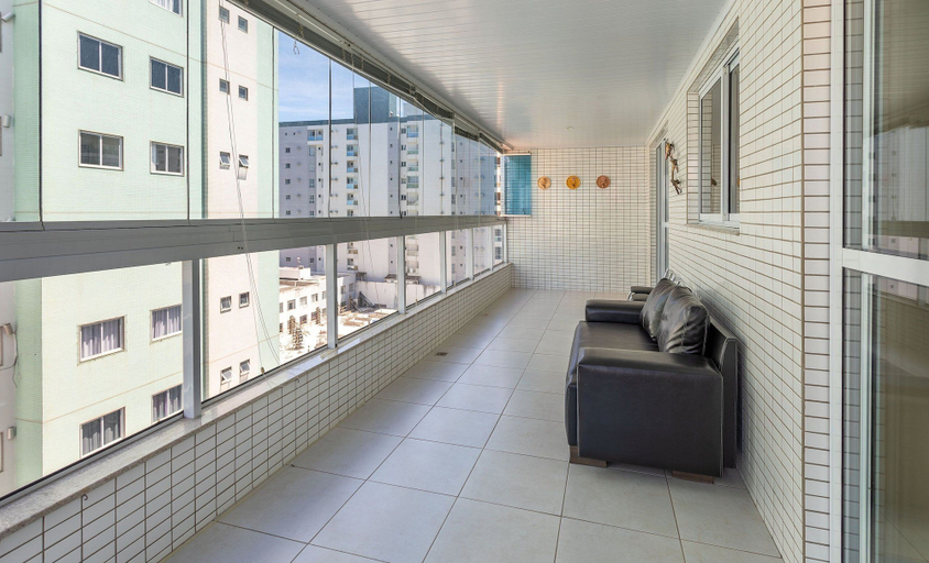 Terrace/patio, Apto c/ 3Q a 150m da Praia do Morro TML501, Guarapari