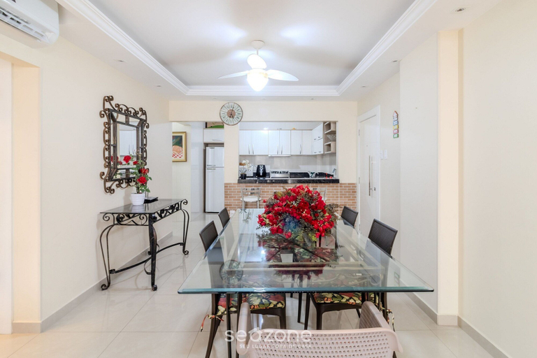 Dining, 2BR Full apt Beachfront Ese0102, Balneário Arroio do Silva