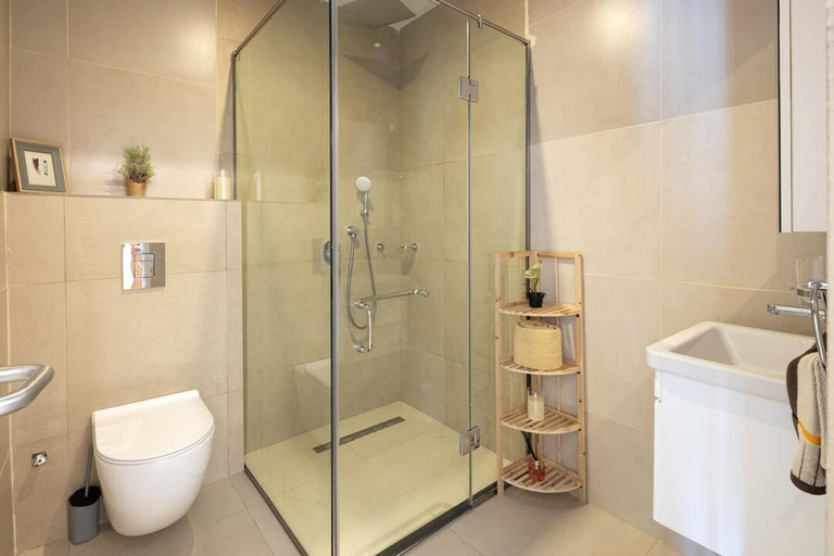 Bathroom, Belfast studio-Blue Waters Property., Accra
