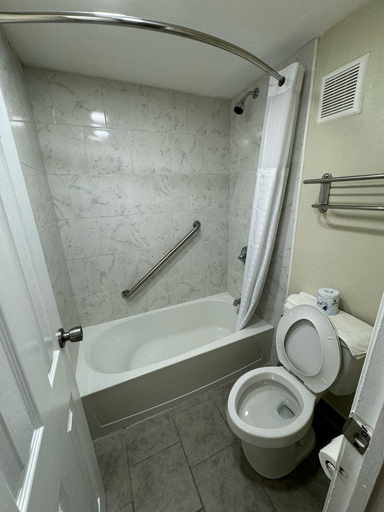 Bathroom 3, River Palm Hotel, Brevard