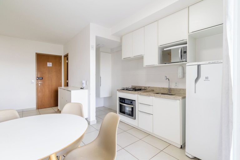 Private kitchen 3, 3 Quartos no Evian Thermas Residence - Etha604, Caldas Novas
