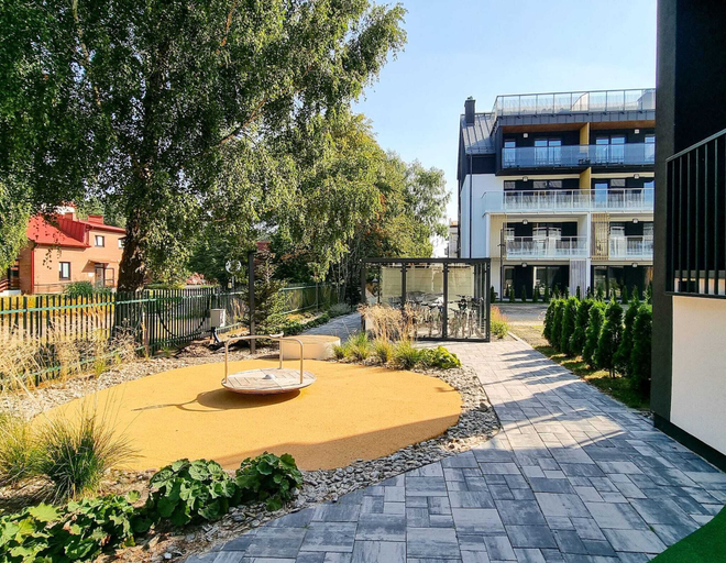 Property grounds 4, Prestige ZEN Apartment & SPA Grzybowo by POSESJA APARTAMENT, Kołobrzeg