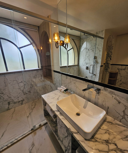 Bathroom 2, M Farm Resort, Rajkot