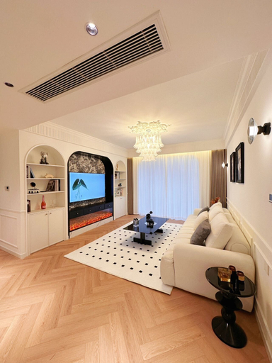 Living area 2, Zhome- Riverside Garden Fine Apt, Shanghai