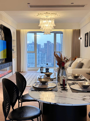 Living area 4, Zhome- Riverside Garden Fine Apt, Shanghai