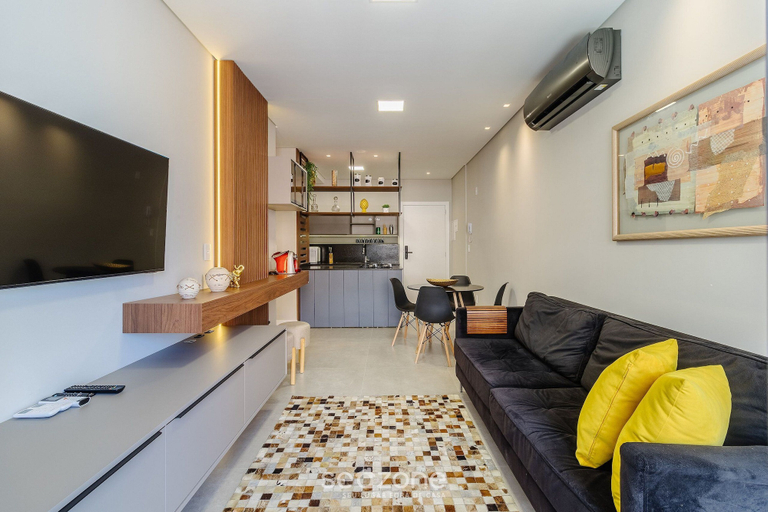 Living area 3, Charming Apartment 210m From Jurere Beach Psj0304, Florianopolis